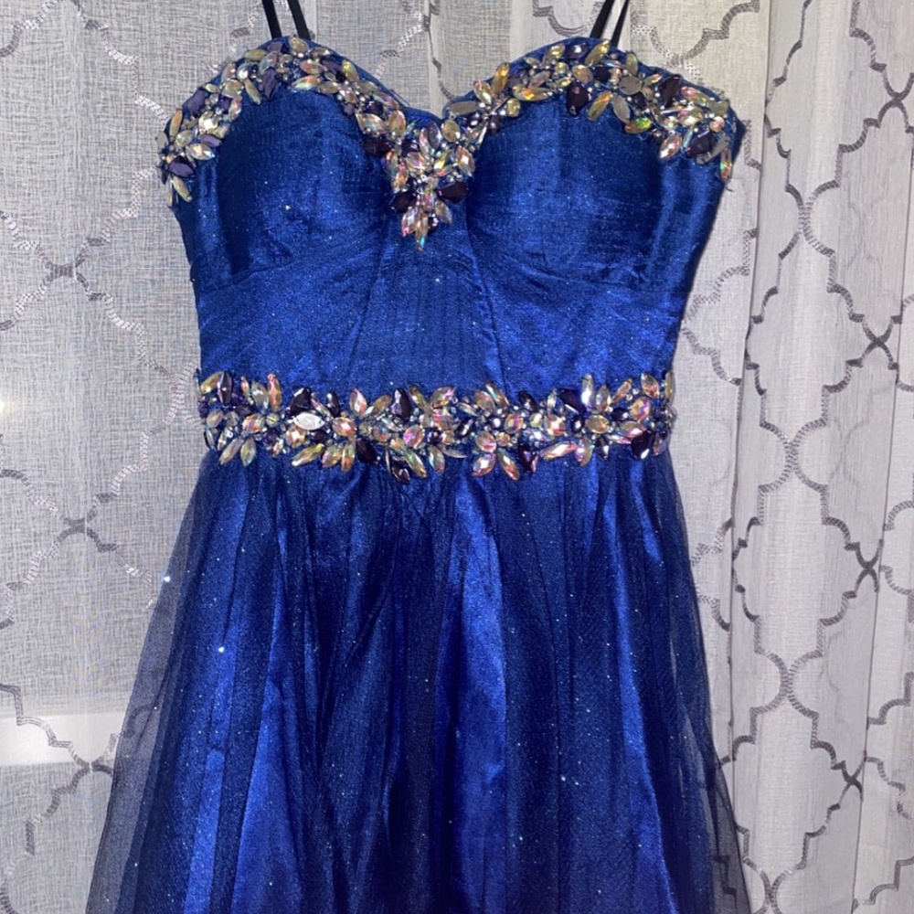 Blue dress